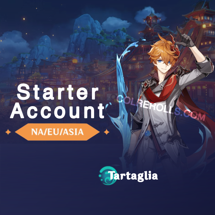 Tartaglia/Childe - AR10 Genshin Impact Starter Account