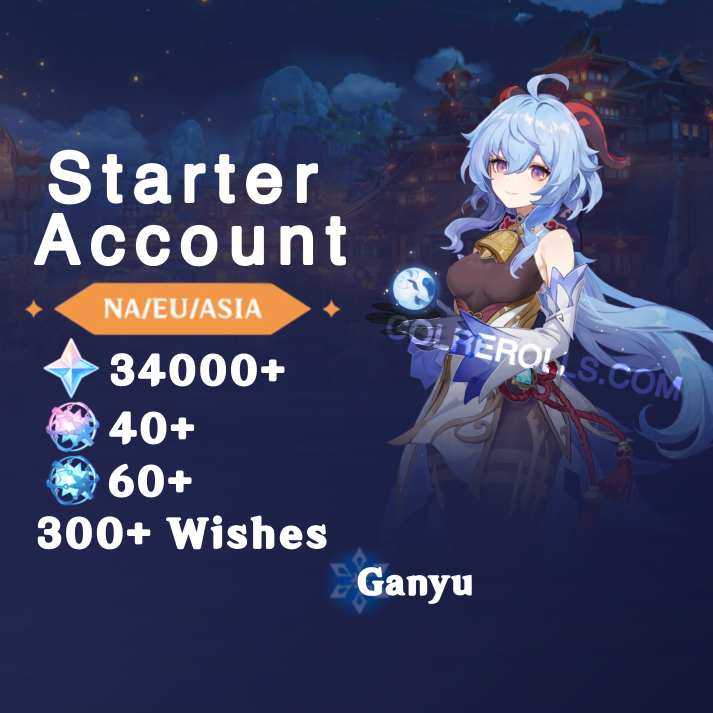 Ganyu - AR40+ Genshin Impact Farmed Starter Account