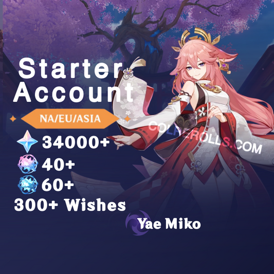 Yae Miko - AR40+ Genshin Impact Farmed Starter Account