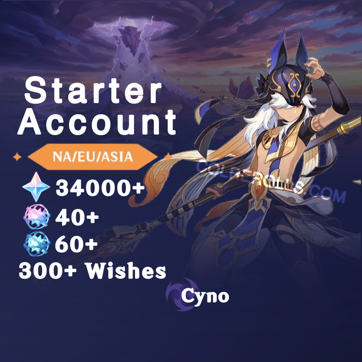 Cyno - AR40+ Genshin Impact Farmed Starter Account