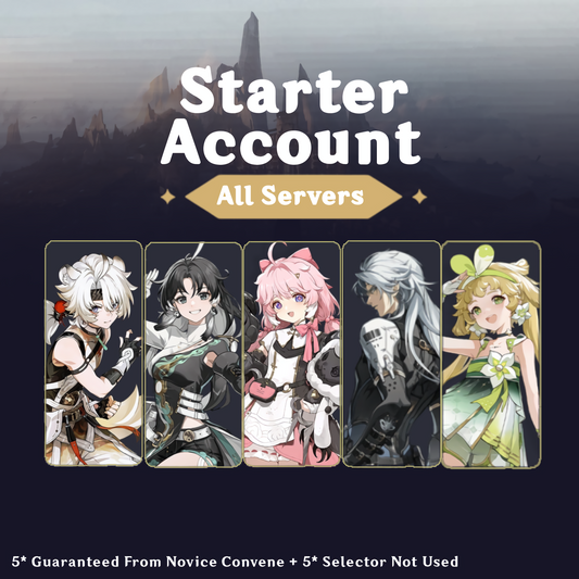 Wuthering Waves 5-Star Standard Character Starter Account
